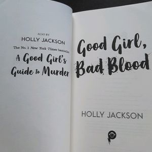 GOOD GIRL, BAD BLOOD BY HOLLY JACKSON