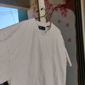 Zara Oversized Drop-shoulder T-shirt