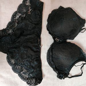 Black Fancy Lingerie Set