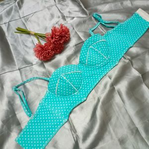 Polka Dot Corset Bra