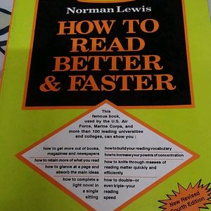 How To Read Better And Faster