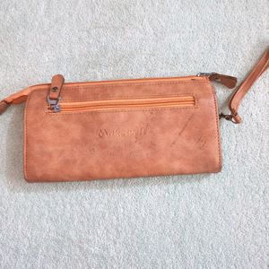 Women Peach Wallet For Daily Use