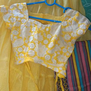 Yellow Ghagra