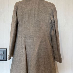 Tailored Classic Wool Blend Long Coat