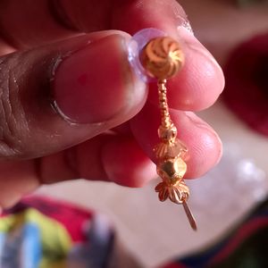 Golden Treditional  Earrings