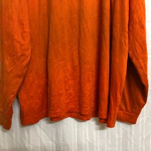 Orange Long Sleeve T Shirt