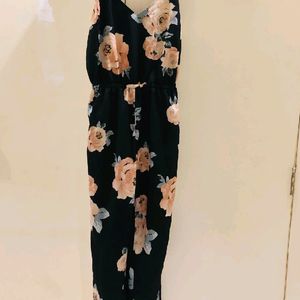 Forever 21 Floral Blogger Style Jumpsuit