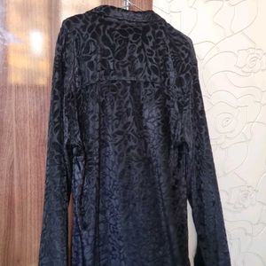 Sheer Velvet Shirt