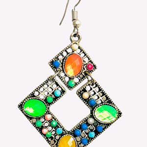 multi color lightweight beautiful earings