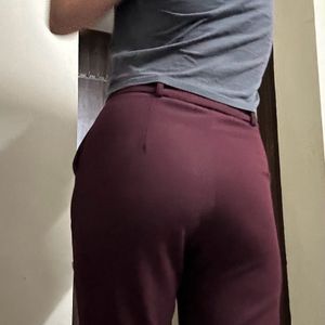 Maroon Pants