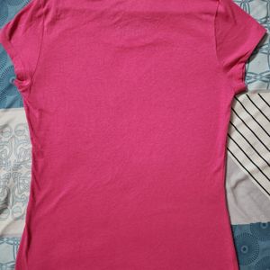 Brand New Pink Cotton T-shirt