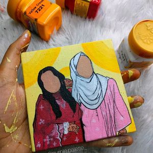 Faceless Painting + School Bag