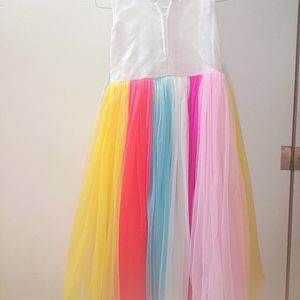 🌈Rainbow Frock Dress Kids