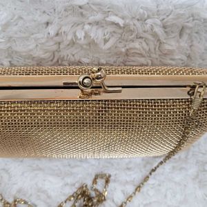 Gold Metal Bag