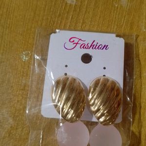 Korean Earrings Or Studs Pack Of 2