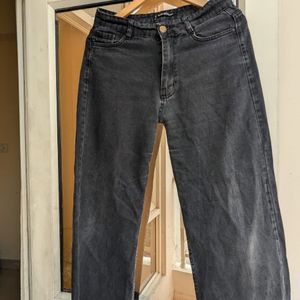 Charcoal Color Women Jeans Denim