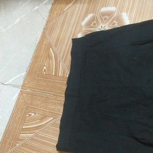 Black Cotton Pant