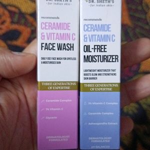 Combo Of 2 Mini Dr.Sheth's Face Wash & Moisturizer