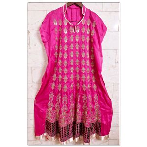 Semi Stiched Anarkali Suit Set