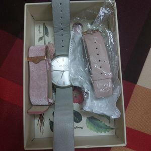 ALDO WATCH with 2 extra straps