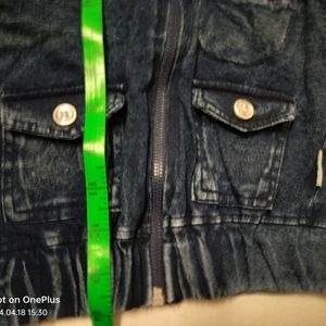 Boys Half Jeans Jacket