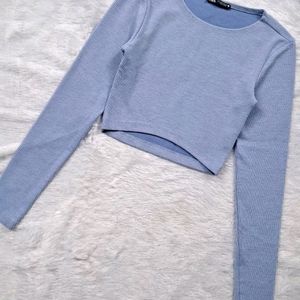 Zara Powder Blue Top