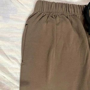 Greyish Brown Winter Joggers