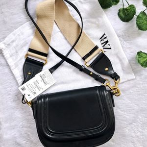 Zara Black Crossbody Bag