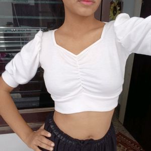 Trendy Aesthetic Korean Crop Top