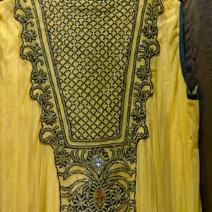 Yellow Floor Length Gown