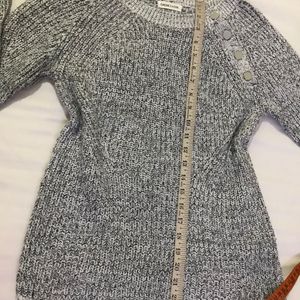 Grey With Silver Shimmers Pullover Fits S/M