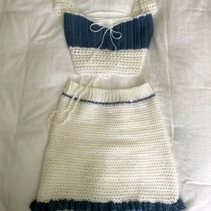Crochet Top And Skirt
