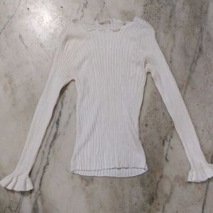 Full Sleeve Mock Neck Top