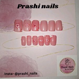 12pc Premium Quality Press On Nails Set(014)