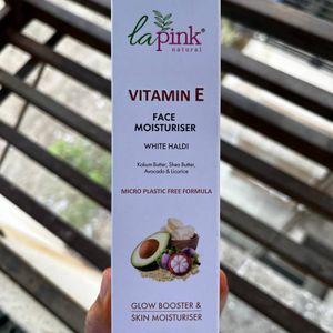 La Pink Vitamin E Face Moisturiser with White Hald