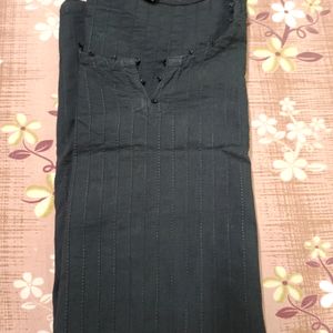 Short  Black Kurti