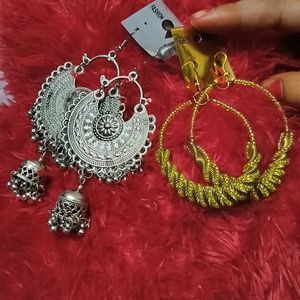 Beautiful Earings Combo With Tag