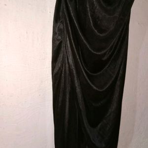 Hot Cowl Neck Satin Dress