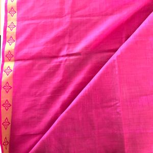 Pink Embroided Saree&Blouse(Women’s)