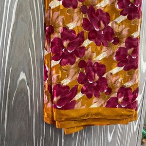 Party Wear Floral Saree