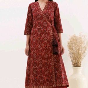 Red Kurta Set Combo Of 2