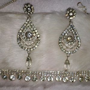 Crystal Chokor Jewellery set