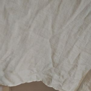 Beautiful Linen Top With Nice Lace Detailing