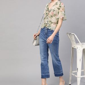 Sassafras Floral Georgette Top