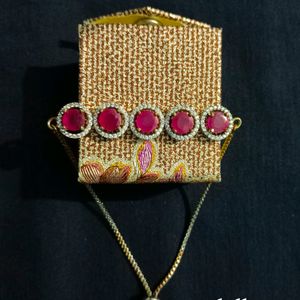 Pink Stone Bracelet+Box