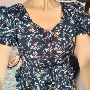 Summer Floral Crop Top For Women