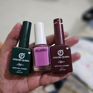 Pack Of 3 Nail Polish 2 Matte