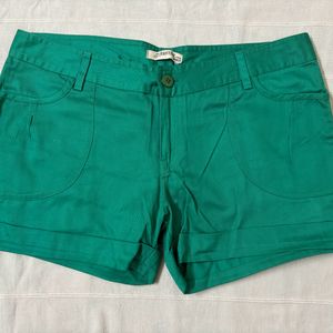 St John's Bay Bottle Green Shorts