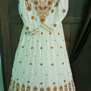 Lucknow trendy White Kurta