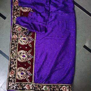 Party Wear Embroided Saree